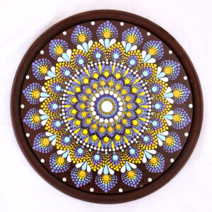 30 cm Mandala Wandbild Sommerhimmel