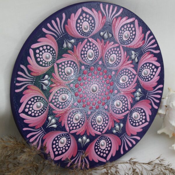 Einzigartiges Mandala Kunstwerk – liebevoll von Hand gefertigt